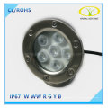 Luz caliente de la fuente subacuática de las ventas IP67 6W LED